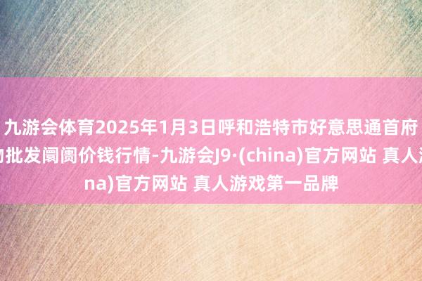 九游会体育2025年1月3日呼和浩特市好意思通首府无公害农产物批发阛阓价钱行情-九游会J9·(china)官方网站 真人游戏第一品牌