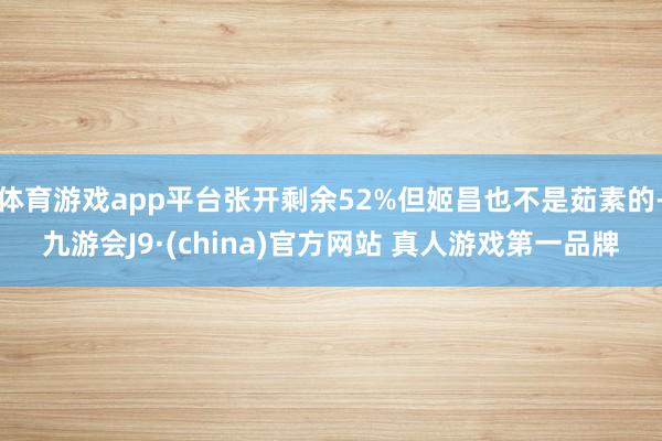 体育游戏app平台张开剩余52%但姬昌也不是茹素的-九游会J9·(china)官方网站 真人游戏第一品牌