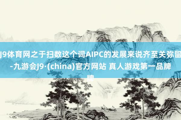 J9体育网之于扫数这个词AIPC的发展来说齐至关弥留-九游会J9·(china)官方网站 真人游戏第一品牌