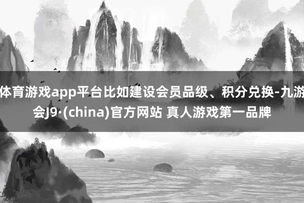 体育游戏app平台比如建设会员品级、积分兑换-九游会J9·(china)官方网站 真人游戏第一品牌
