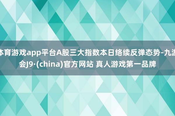 体育游戏app平台A股三大指数本日络续反弹态势-九游会J9·(china)官方网站 真人游戏第一品牌